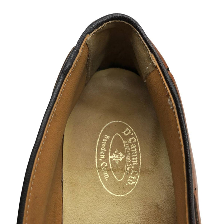 D'Camm Ltd V-Cleat Tassel Loafers, Men's, Size 10.4", Vintage /saa014063 Men's 26.5cm genuine leather Camel type Vintage Second Hand