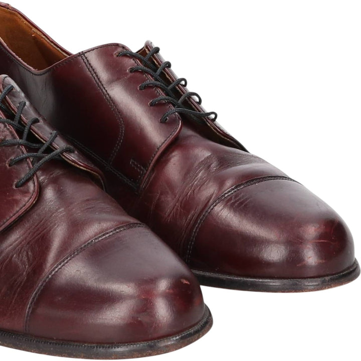 Bostonian Classics Straight Tip Shoes 10W Men's 28.0cm genuine leather burgundy type Vintage Second Hand