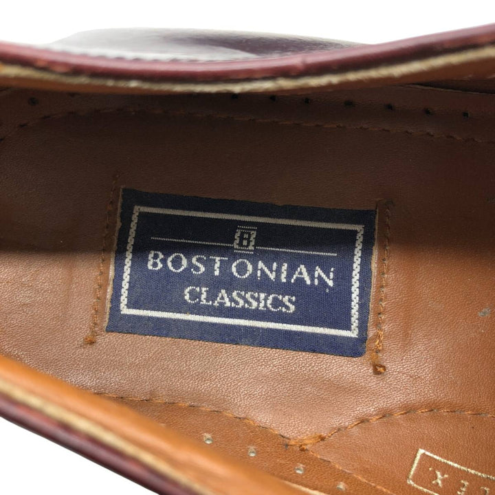 Bostonian Classics Straight Tip Shoes 10W Men's 28.0cm genuine leather burgundy type Vintage Second Hand