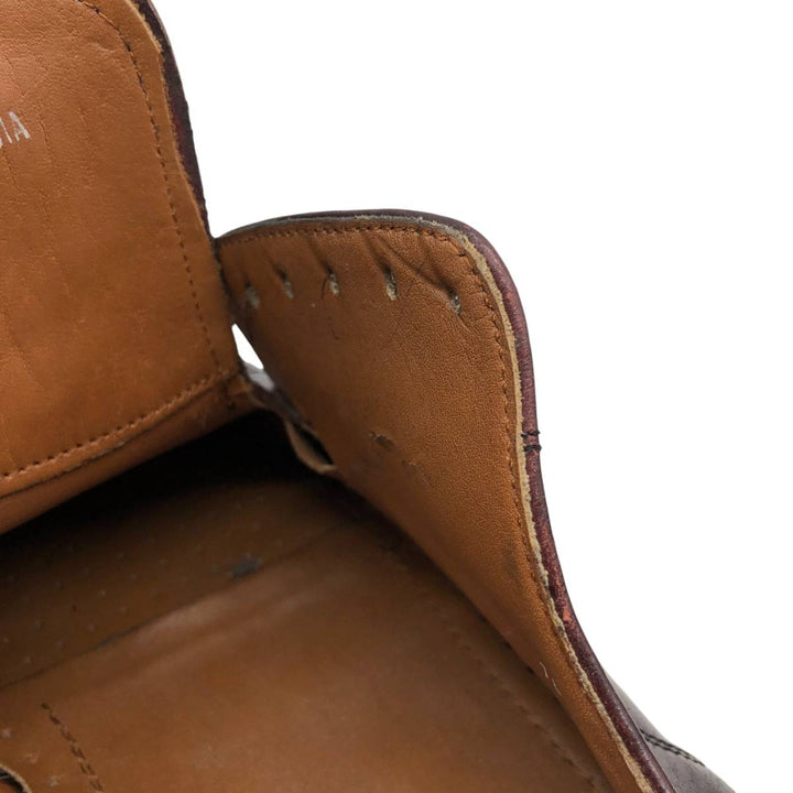 Bostonian Classics Straight Tip Shoes 10W Men's 28.0cm genuine leather burgundy type Vintage Second Hand