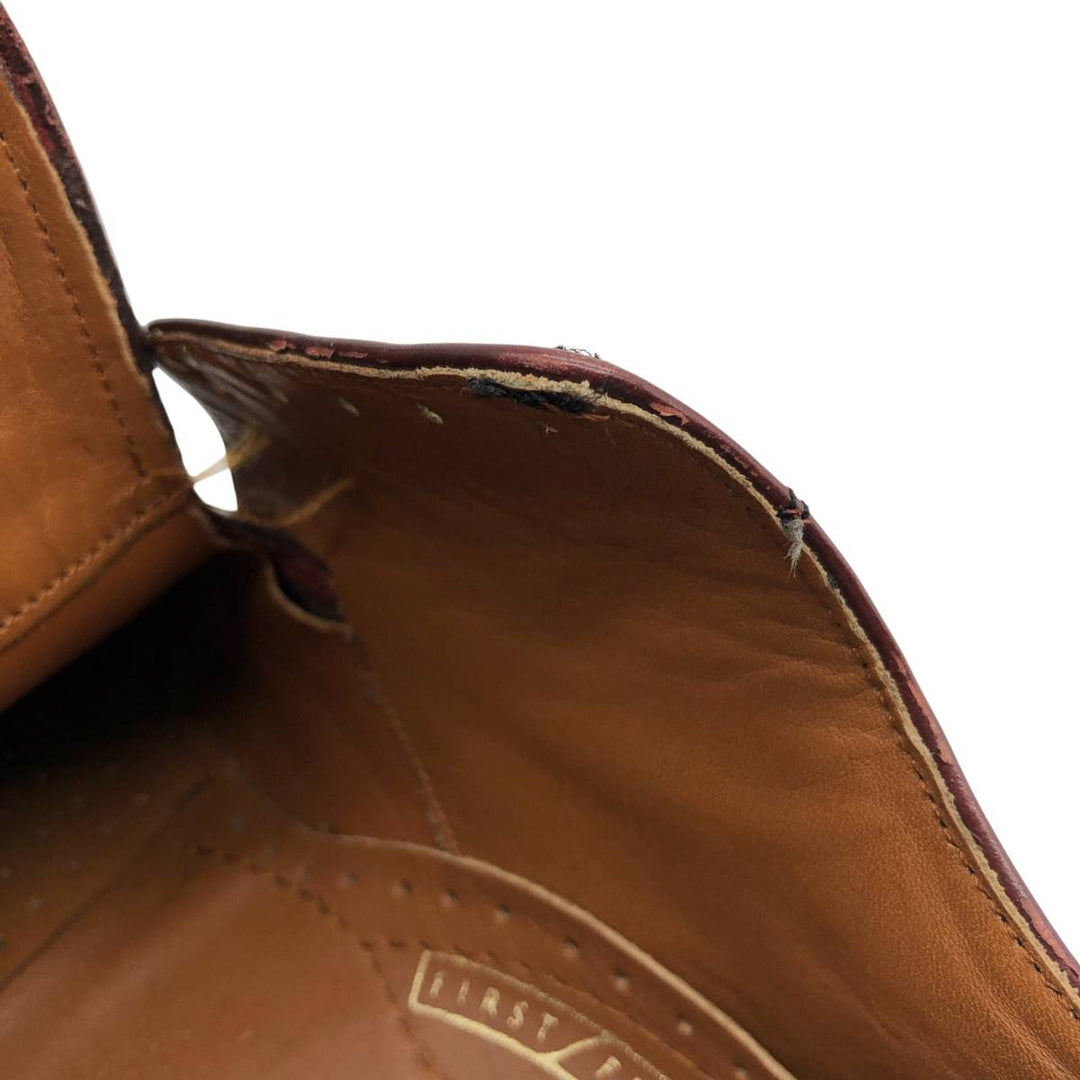 Bostonian Classics Straight Tip Shoes 10W Men's 28.0cm genuine leather burgundy type Vintage Second Hand