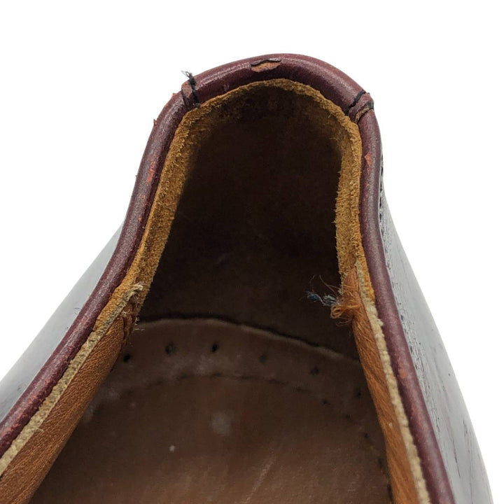 Bostonian Classics Straight Tip Shoes 10W Men's 28.0cm genuine leather burgundy type Vintage Second Hand