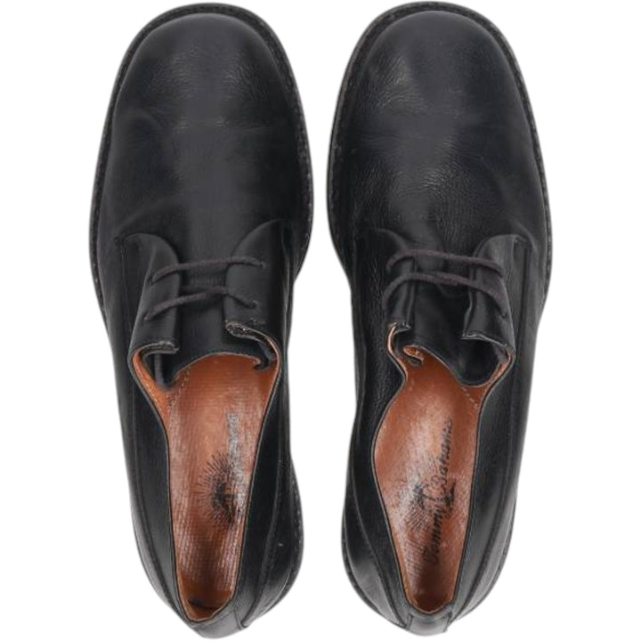 Tommy Bahama Plain Toe Shoes, Made in Spain, Size 8M Men's 26.5cm genuine leather black type Vintage Second Hand