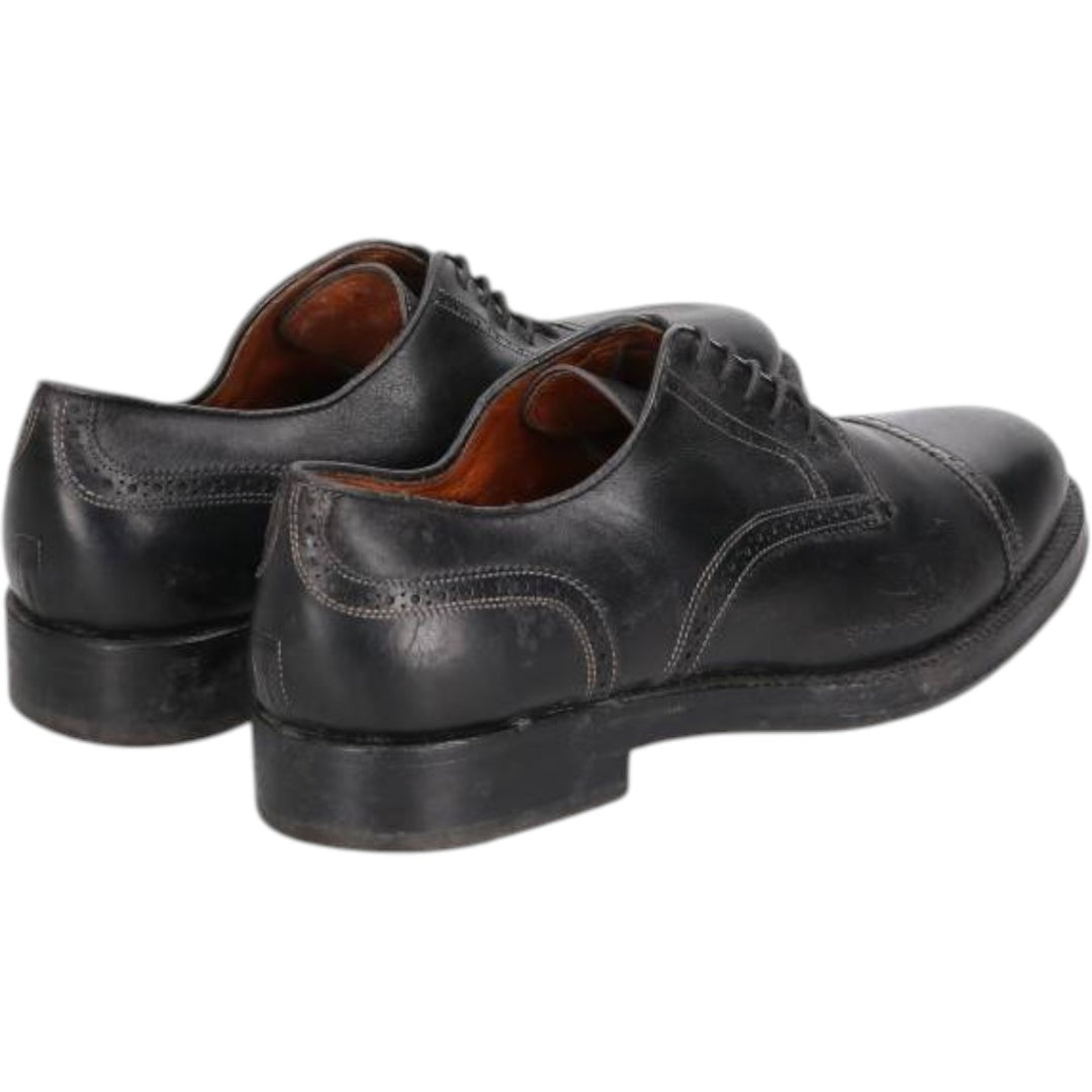 W.GIBBS Straight Tip Shoes Made in Italy Size 40 Men's 26.0cm genuine leather black type Vintage Second Hand