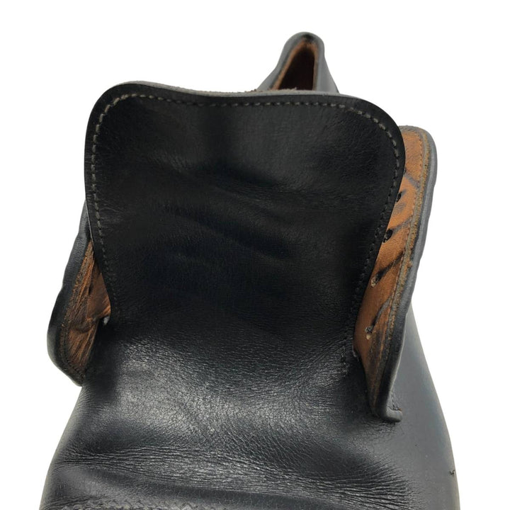 W.GIBBS Straight Tip Shoes Made in Italy Size 40 Men's 26.0cm genuine leather black type Vintage Second Hand