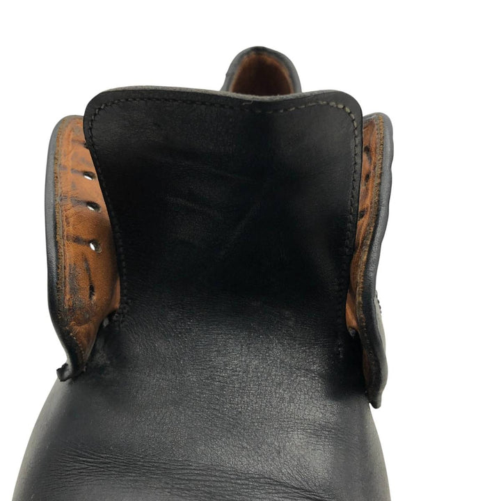 W.GIBBS Straight Tip Shoes Made in Italy Size 40 Men's 26.0cm genuine leather black type Vintage Second Hand