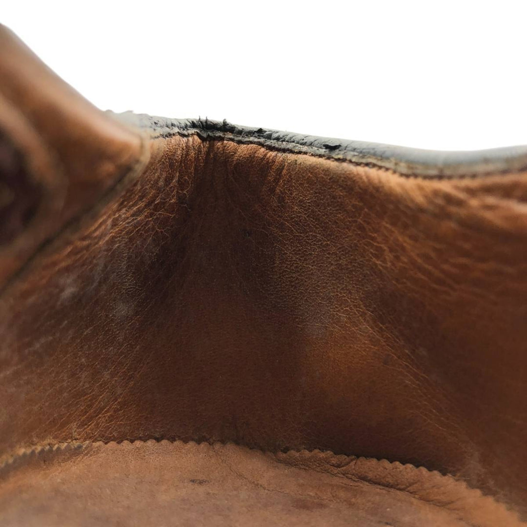 W.GIBBS Straight Tip Shoes Made in Italy Size 40 Men's 26.0cm genuine leather black type Vintage Second Hand