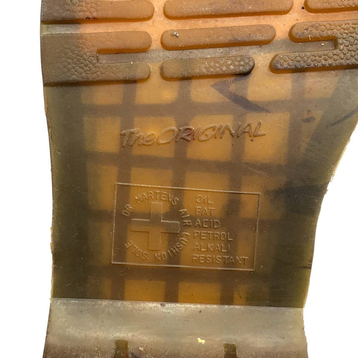 Dr. Martens 8-hole boots Men's 27.5cm genuine leather burgundy type Vintage Second Hand