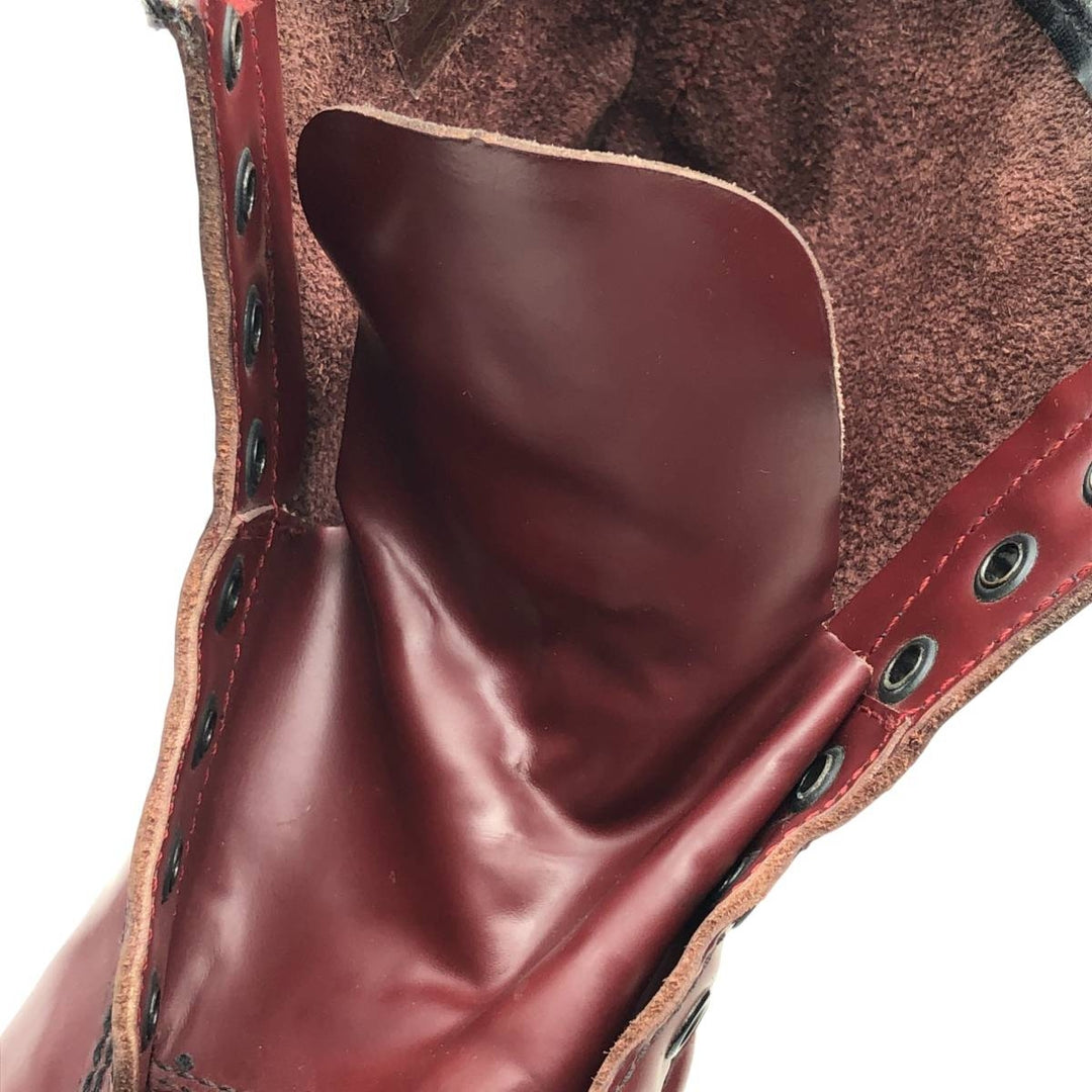 Dr. Martens 8-hole boots Men's 27.5cm genuine leather burgundy type Vintage Second Hand