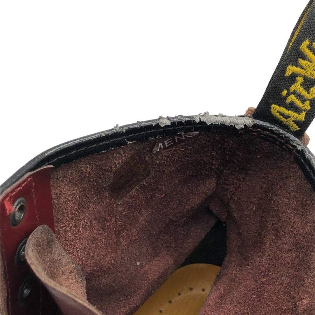 Dr. Martens 8-hole boots Men's 27.5cm genuine leather burgundy type Vintage Second Hand