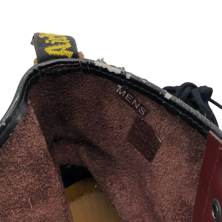 Dr. Martens 8-hole boots Men's 27.5cm genuine leather burgundy type Vintage Second Hand