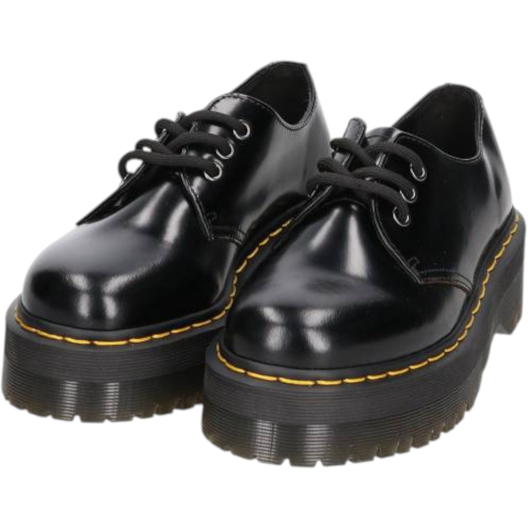 Dr. Martens 1461 Quad 3-Eye Shoes Women's 22.0cm unclear black type Vintage Second Hand