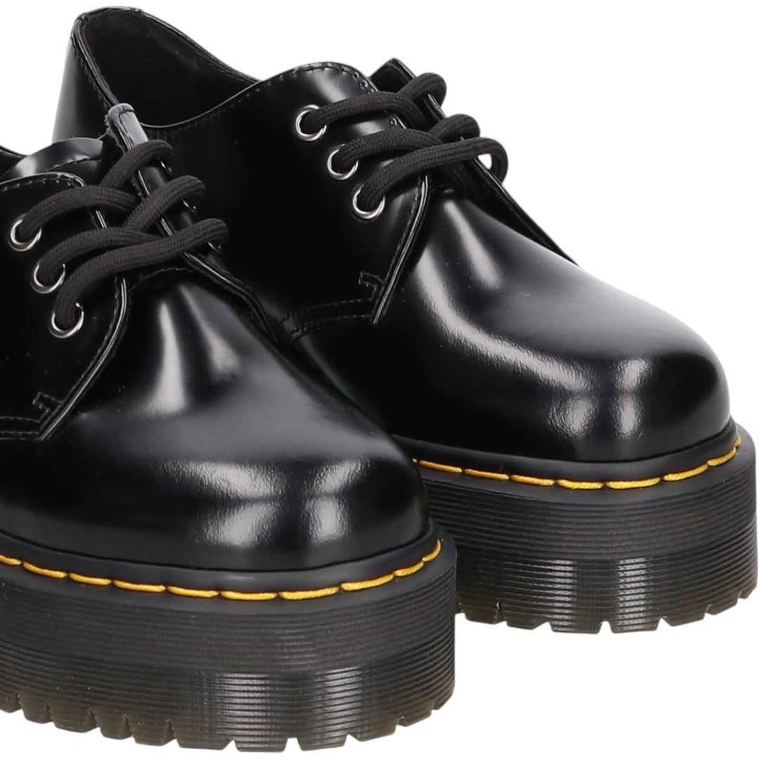 Dr. Martens 1461 Quad 3-Eye Shoes Women's 22.0cm unclear black type Vintage Second Hand