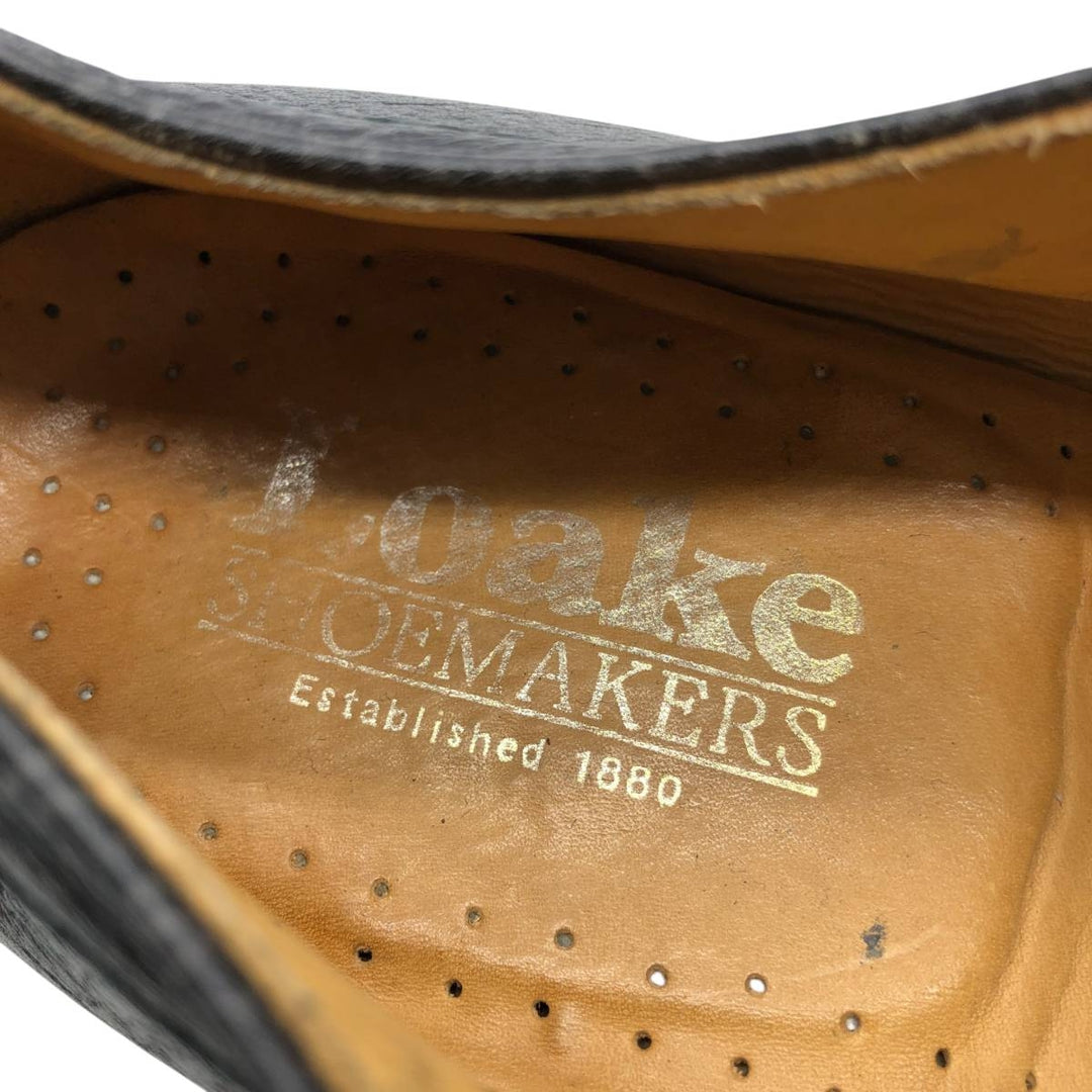 Loake leather shoes, made in England Men's 28.0cm genuine leather black type Vintage Second Hand