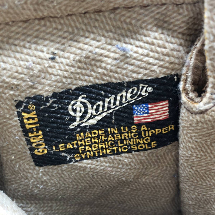 Vintage 90s Danner Gore-Tex Work Boots, Made in USA, Size 9 1/2D, Men's, 10.8" (equivalent) /saa014097 Men's 27.5cm genuine leather Beige type Vintage Second Hand