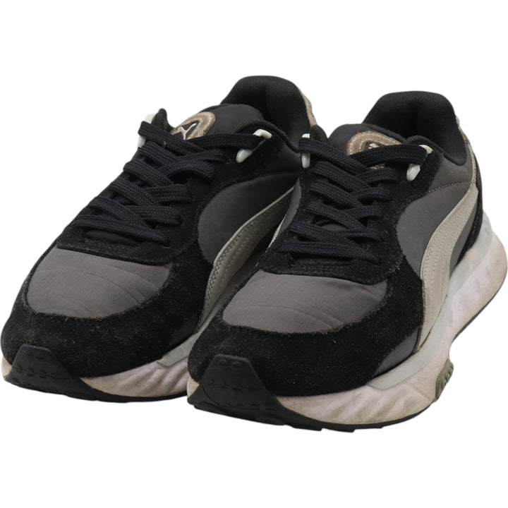 PUMA WILD RIDER Dad Sneakers 5.5 Women's 24.5cm mesh black type Vintage Second Hand