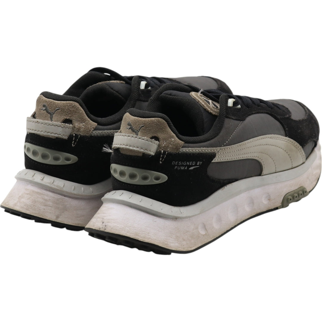 PUMA WILD RIDER Dad Sneakers 5.5 Women's 24.5cm mesh black type Vintage Second Hand