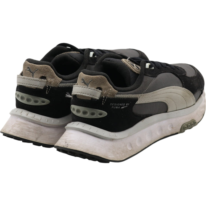 PUMA WILD RIDER Dad Sneakers 5.5 Women's 24.5cm mesh black type Vintage Second Hand