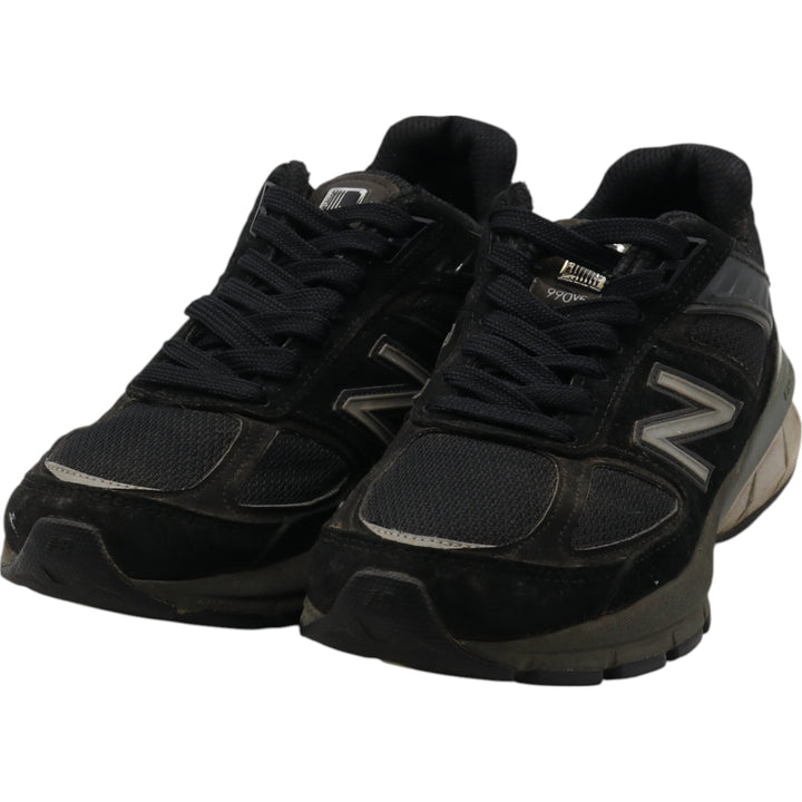 New Balance 990 V5 Sneakers Made in USA 7 Women's 24.0cm unclear black type Vintage Second Hand