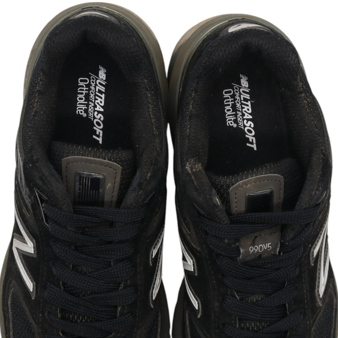 New Balance 990 V5 Sneakers Made in USA 7 Women's 24.0cm unclear black type Vintage Second Hand
