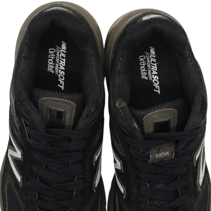 New Balance 990 V5 Sneakers Made in USA 7 Women's 24.0cm unclear black type Vintage Second Hand
