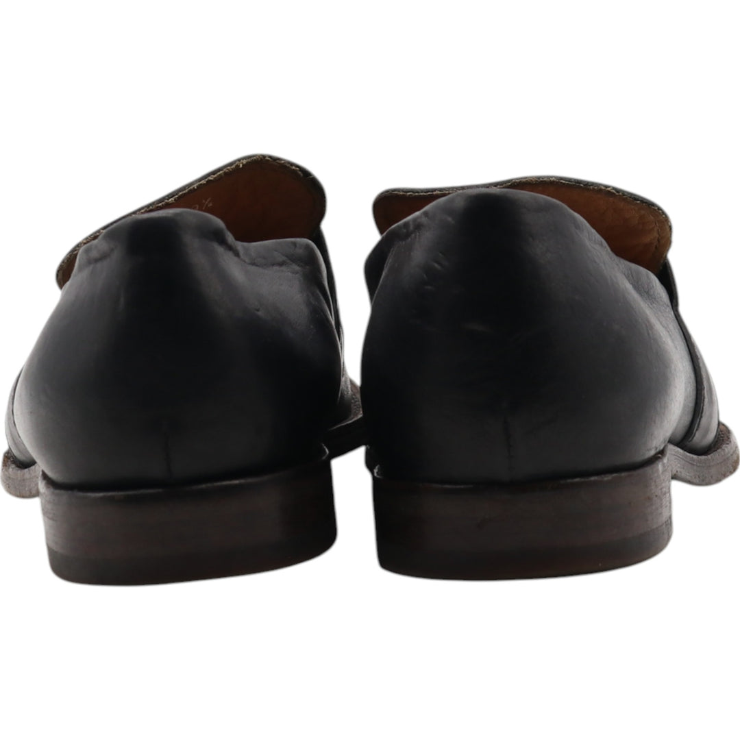 MOMA coin loafers made in Italy 39 1/2 Women's 24.5cm genuine leather black type Vintage Second Hand