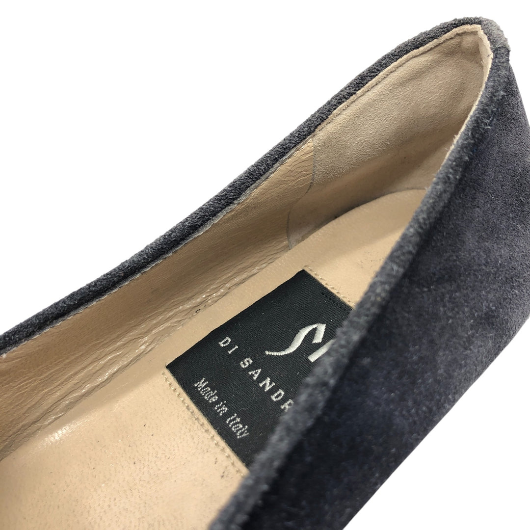 DI SANDRO Bit Loafers Made in Italy 8 Women's 25.0cm suede black type Vintage Second Hand