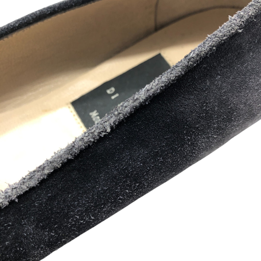 DI SANDRO Bit Loafers Made in Italy 8 Women's 25.0cm suede black type Vintage Second Hand