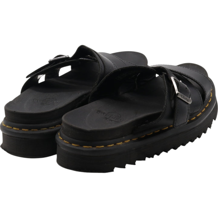 Dr. Martens Leather Sandals 7 Women's 26.0cm genuine leather black type Vintage Second Hand