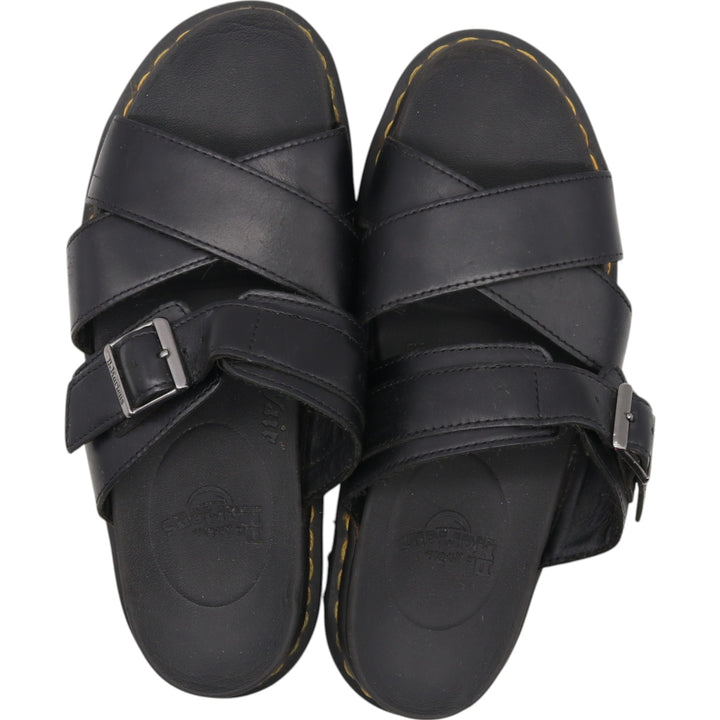 Dr. Martens Leather Sandals 7 Women's 26.0cm genuine leather black type Vintage Second Hand