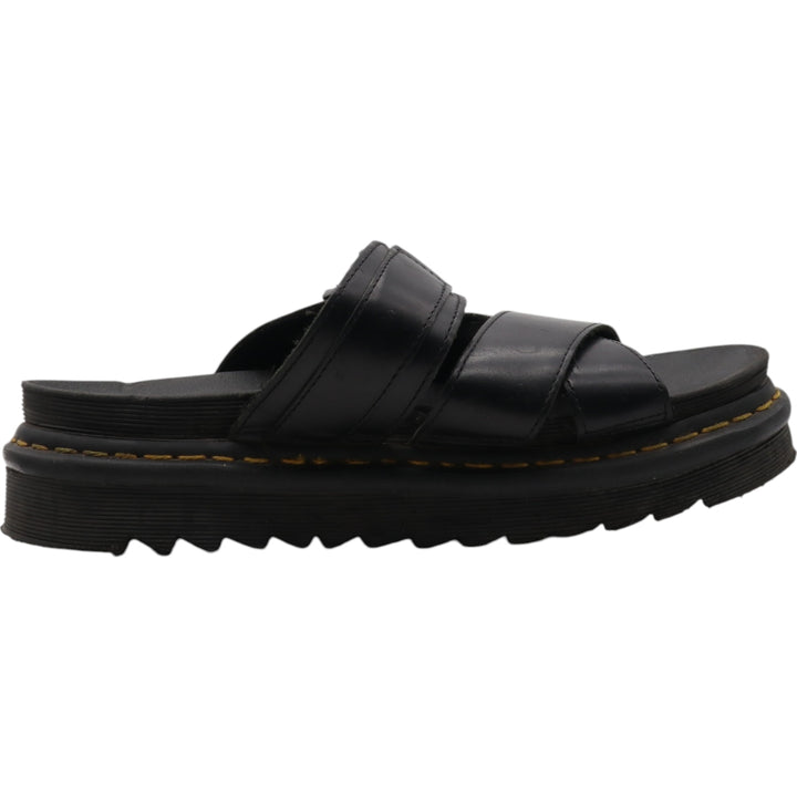 Dr. Martens Leather Sandals 7 Women's 26.0cm genuine leather black type Vintage Second Hand