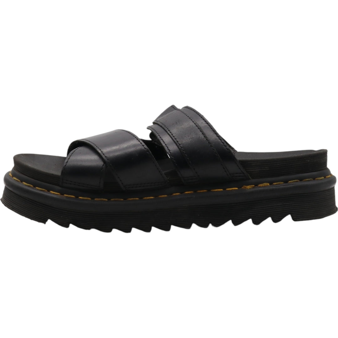 Dr. Martens Leather Sandals 7 Women's 26.0cm genuine leather black type Vintage Second Hand