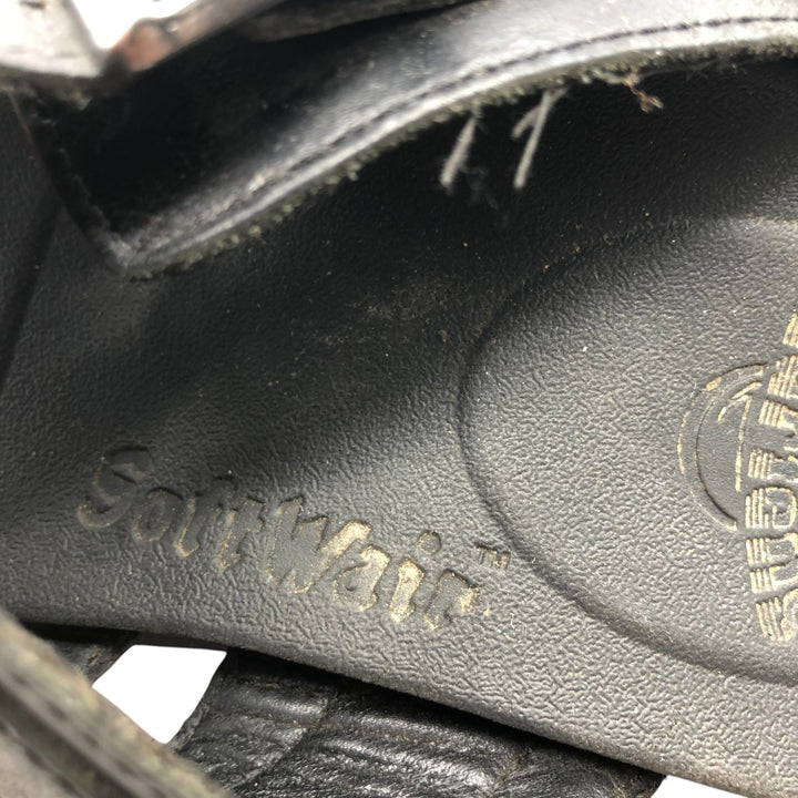 Dr. Martens Leather Sandals 7 Women's 26.0cm genuine leather black type Vintage Second Hand