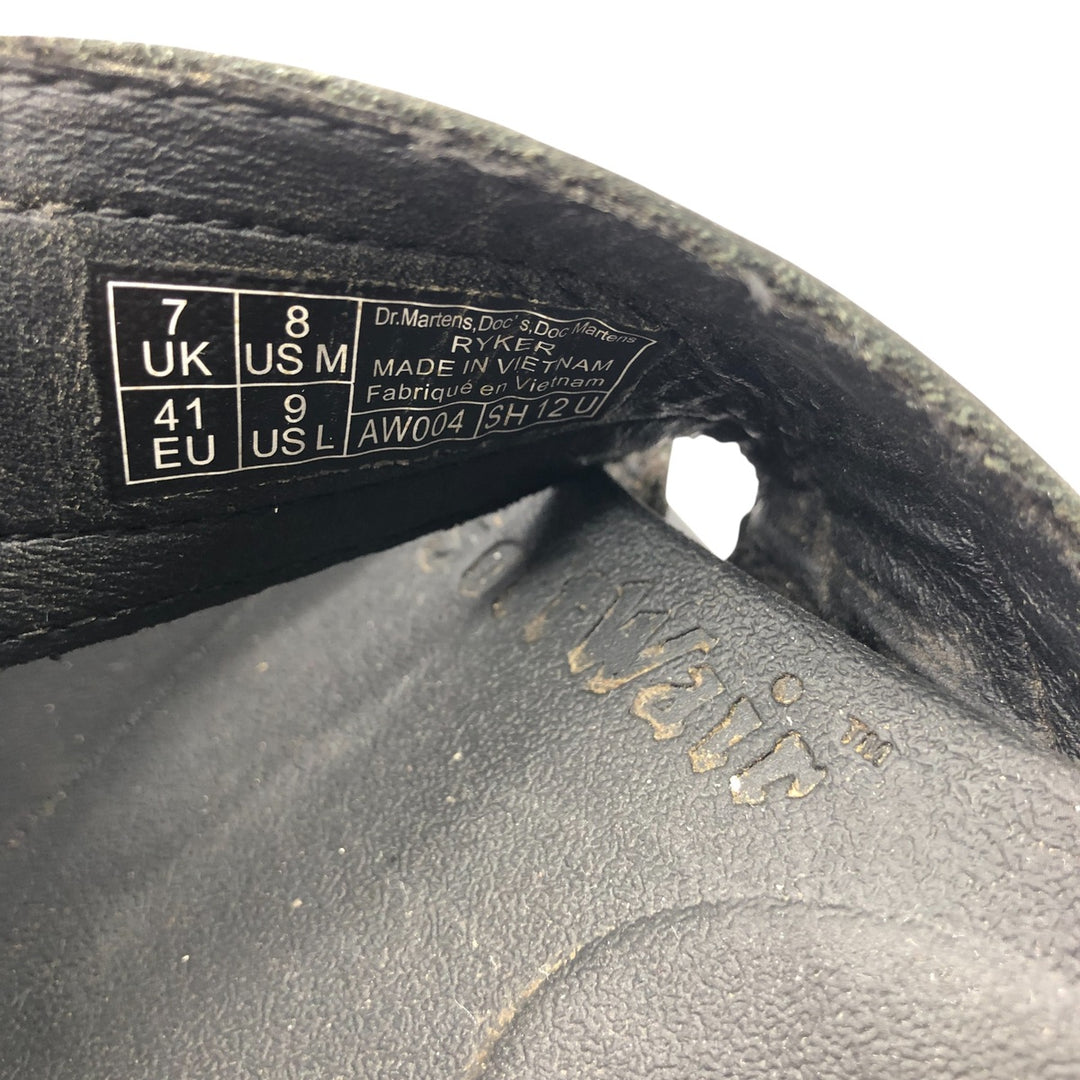 Dr. Martens Leather Sandals 7 Women's 26.0cm genuine leather black type Vintage Second Hand