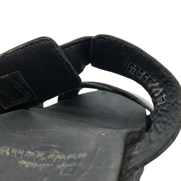 Dr. Martens Leather Sandals 7 Women's 26.0cm genuine leather black type Vintage Second Hand