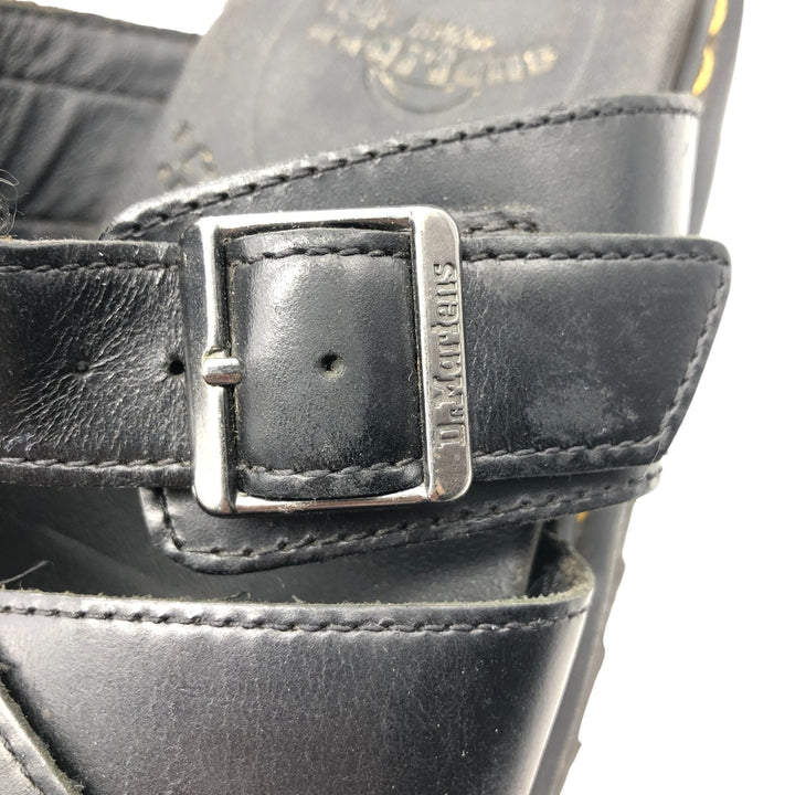 Dr. Martens Leather Sandals 7 Women's 26.0cm genuine leather black type Vintage Second Hand