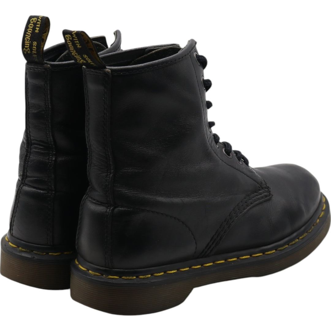 Dr. Martens 8-hole boots Women's 22.5cm genuine leather black type Vintage Second Hand
