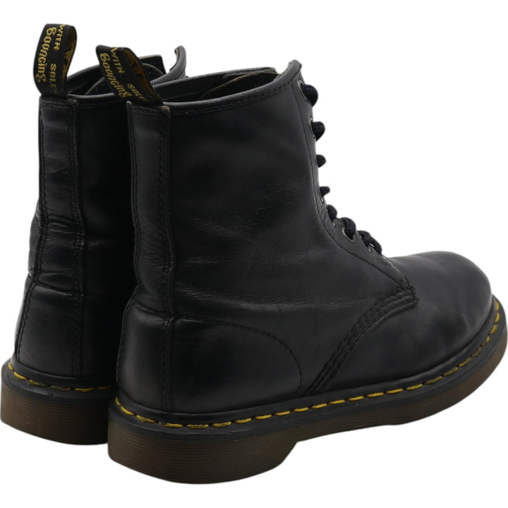 Dr. Martens 8-hole boots Women's 22.5cm genuine leather black type Vintage Second Hand
