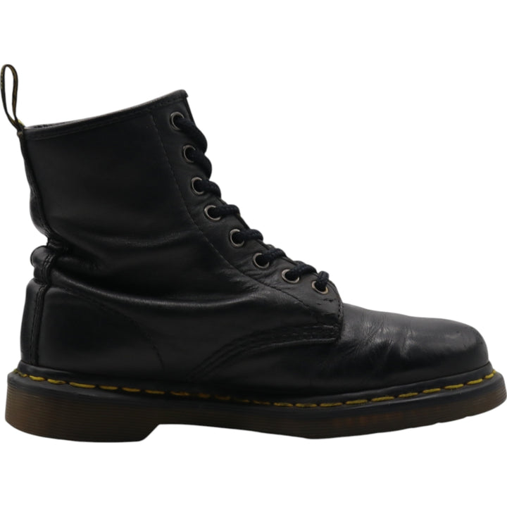 Dr. Martens 8-hole boots Women's 22.5cm genuine leather black type Vintage Second Hand