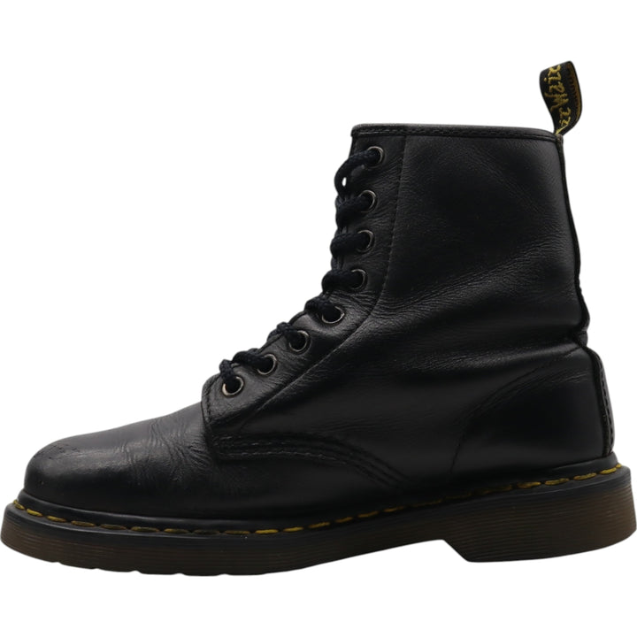 Dr. Martens 8-hole boots Women's 22.5cm genuine leather black type Vintage Second Hand