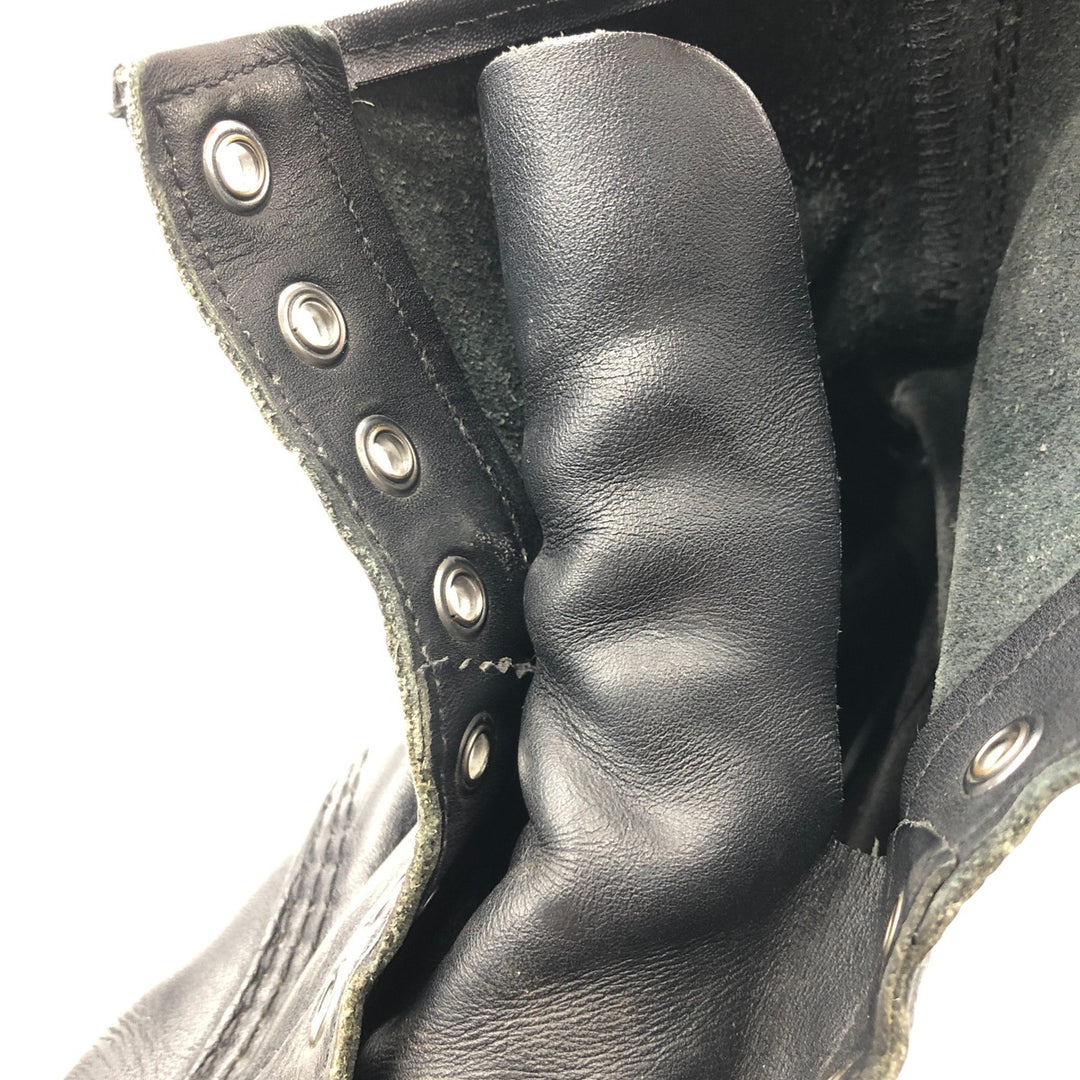 Dr. Martens 8-hole boots Women's 22.5cm genuine leather black type Vintage Second Hand