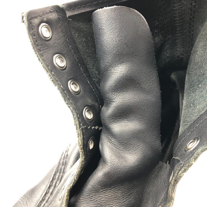 Dr. Martens 8-hole boots Women's 22.5cm genuine leather black type Vintage Second Hand