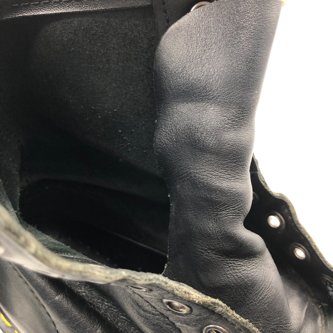 Dr. Martens 8-hole boots Women's 22.5cm genuine leather black type Vintage Second Hand
