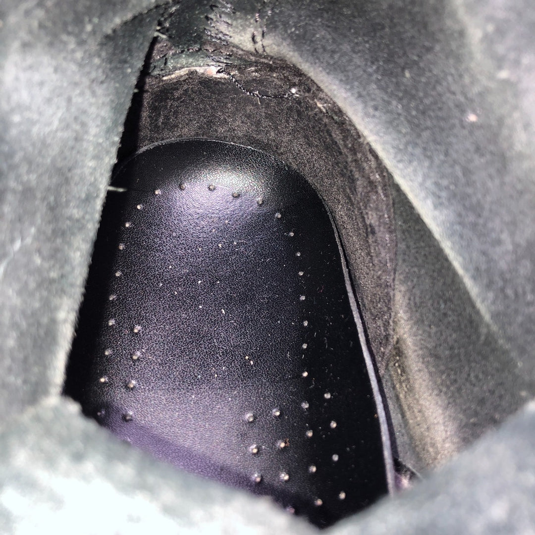 Dr. Martens 8-hole boots Women's 22.5cm genuine leather black type Vintage Second Hand