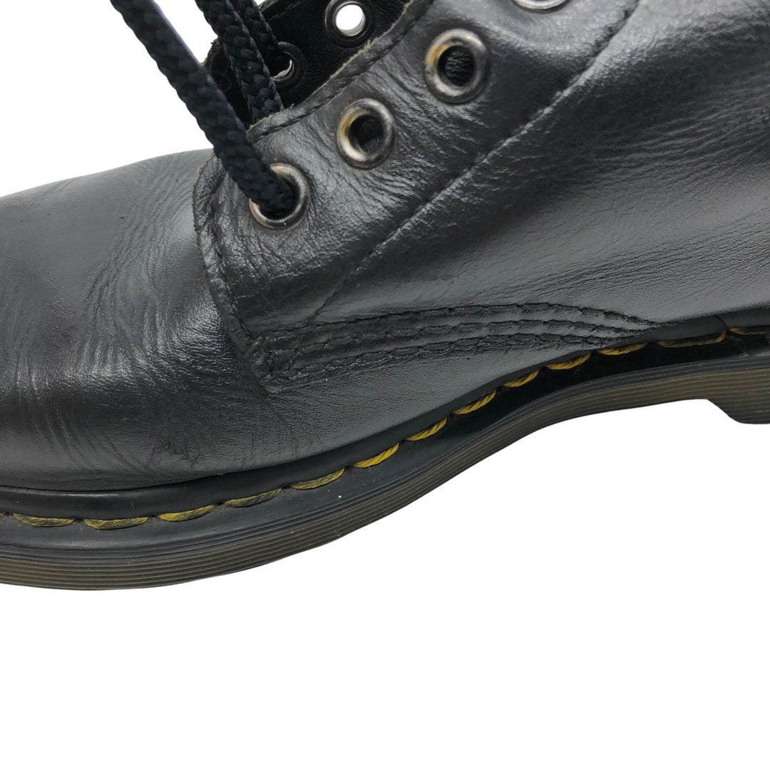 Dr. Martens 8-hole boots Women's 22.5cm genuine leather black type Vintage Second Hand