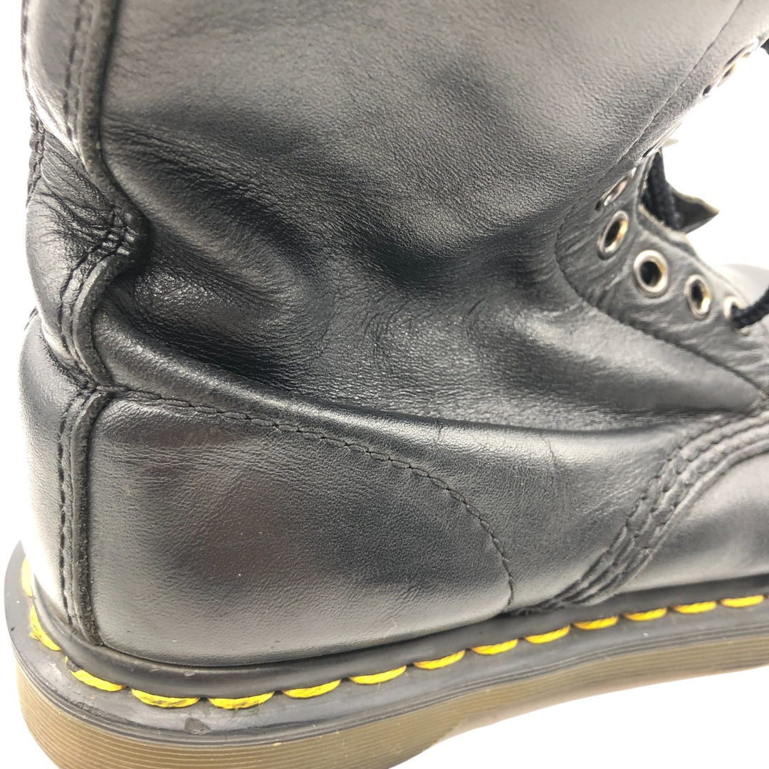 Dr. Martens 8-hole boots Women's 22.5cm genuine leather black type Vintage Second Hand
