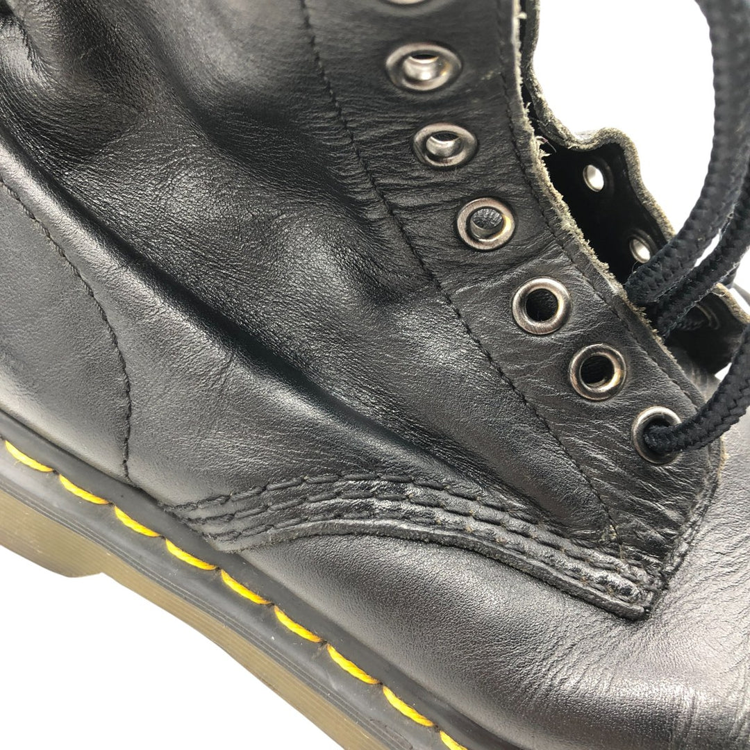Dr. Martens 8-hole boots Women's 22.5cm genuine leather black type Vintage Second Hand