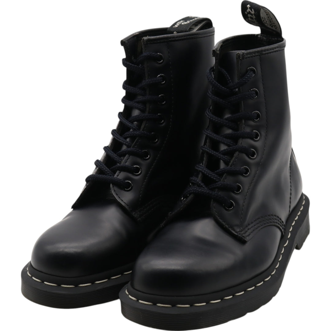 Dr. Martens 8-hole boots 6 Women's 25.0cm genuine leather black type Vintage Second Hand