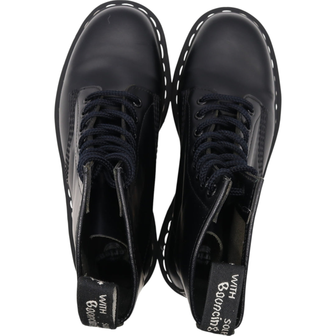 Dr. Martens 8-hole boots 6 Women's 25.0cm genuine leather black type Vintage Second Hand