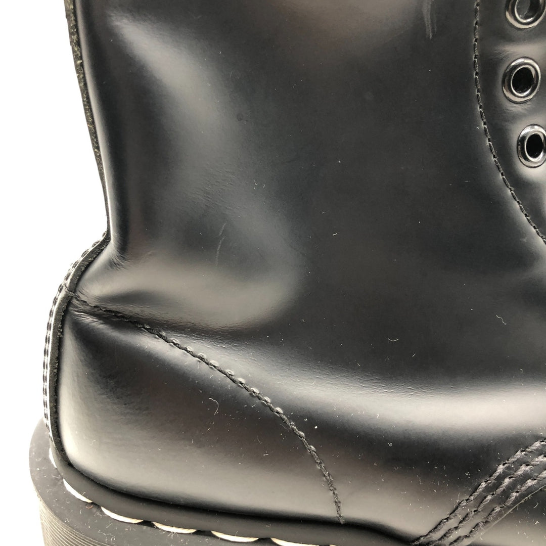 Dr. Martens 8-hole boots 6 Women's 25.0cm genuine leather black type Vintage Second Hand